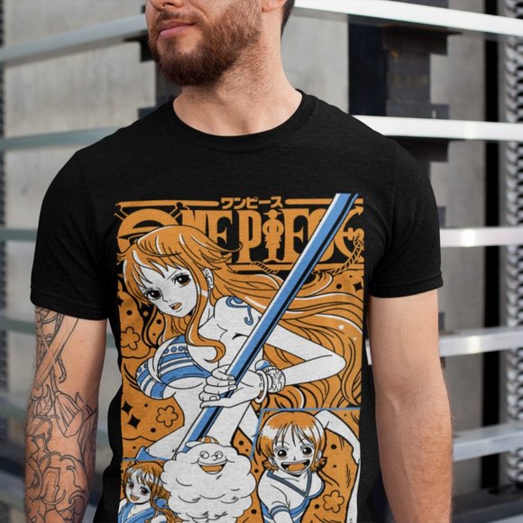 Nami One Piece T-shirt Monkey D Luffy Gear Zoro Gifts Exclusive Shirt All Size - Picture 1 of 1